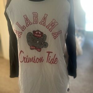 NWT 47 Alabama Crimson Tide Raglan Shirt